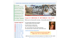 Desktop Screenshot of amarnathjourney.com